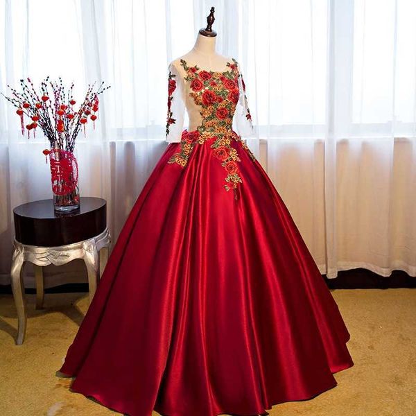 party dresses red luxury dress of ladies'night party embroidered bride wedding banquet dressed in chinese style dance without back eleg, White;black
party dresses red luxury dress of ladies'night party embroidered bride wedding banquet dressed in chinese style dance without back eleg, White;black