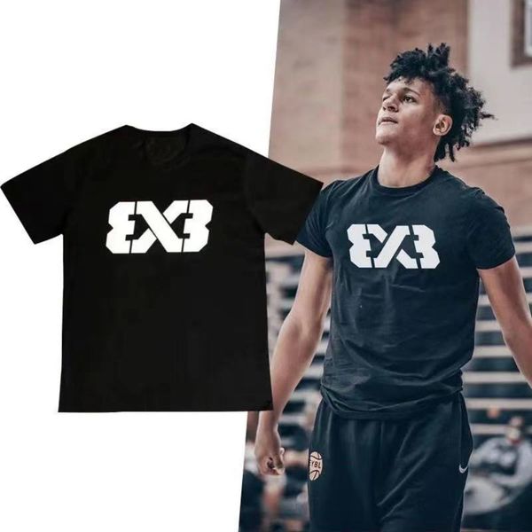 sports short t shirts sleeve men's quick drying t-shirt breathable 3x3 world trio basketball appearance shooting training suit warm-up, White;black
sports short t shirts sleeve men's quick drying t-shirt breathable 3x3 world trio basketball appearance shooting training suit warm-up, White;black