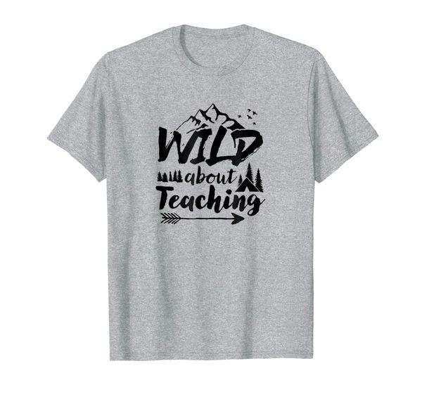 funny teacher appreciation school shirt wild about teaching, White;black
funny teacher appreciation school shirt wild about teaching, White;black