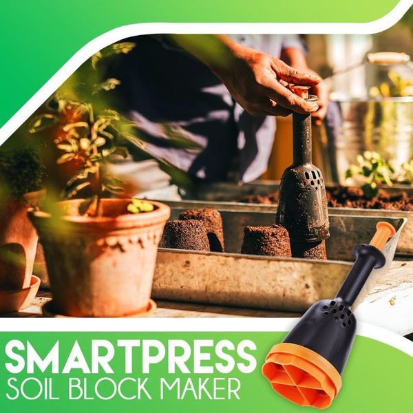 planters & pots smart press soil block maker manual tool for seedling greenhouse garden supplies drop
planters & pots smart press soil block maker manual tool for seedling greenhouse garden supplies drop