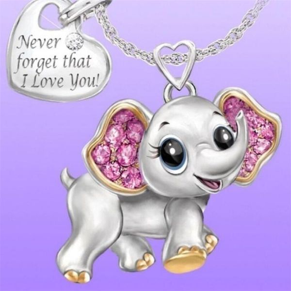 chains trendy cute elephant letter shape jewelry necklace female party banquet holiday birthday gift wholesale, Silver
chains trendy cute elephant letter shape jewelry necklace female party banquet holiday birthday gift wholesale, Silver