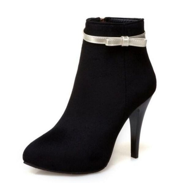 boots fashion laides plus size 21-51 pointed toe autumn shoes woman women pumps winter ankle thin high heels girls g61126, Black
boots fashion laides plus size 21-51 pointed toe autumn shoes woman women pumps winter ankle thin high heels girls g61126, Black