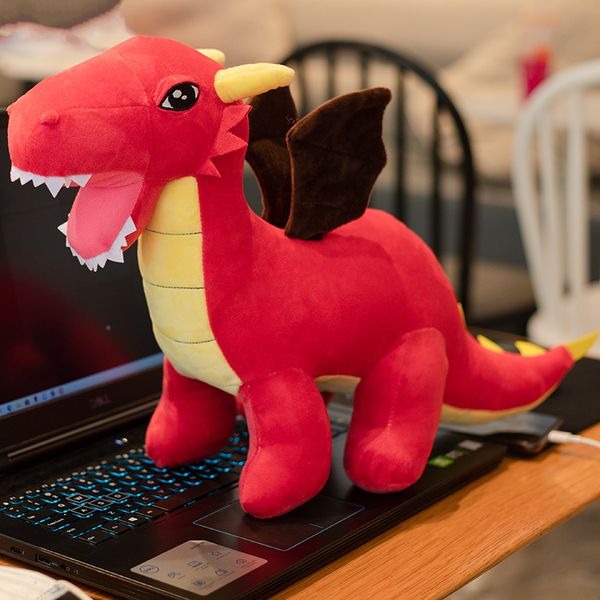 new stuffed fiery dragon toy flexbile wings dino green red flying animal 60/80/110cm decor plushie for children baby
new stuffed fiery dragon toy flexbile wings dino green red flying animal 60/80/110cm decor plushie for children baby