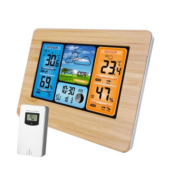 wireless weather clock indoor outdoor hygrometer digital forecast barometer calendar alarm without bat desk & table clocks
wireless weather clock indoor outdoor hygrometer digital forecast barometer calendar alarm without bat desk & table clocks