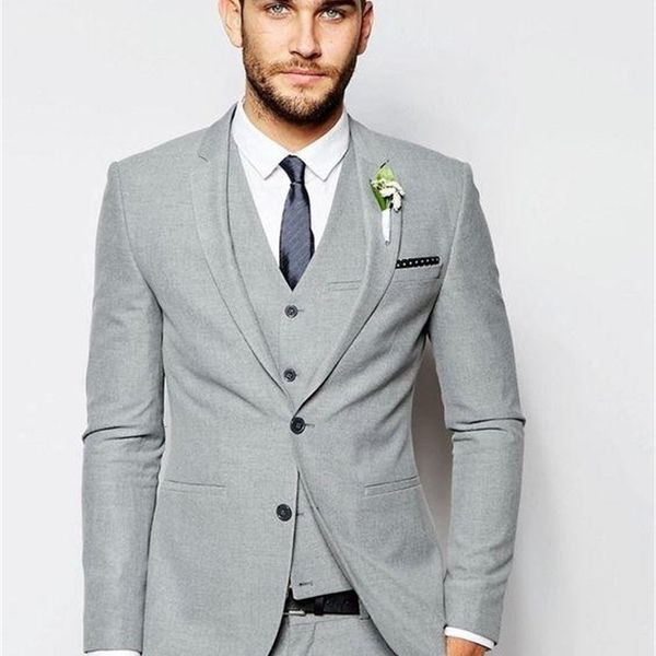 men's suits & blazers styles light grey 3 piece suit groom tuxedos bridegroom groomsmen blazer men wedding business party prom suits(ja, White;black
men's suits & blazers styles light grey 3 piece suit groom tuxedos bridegroom groomsmen blazer men wedding business party prom suits(ja, White;black
