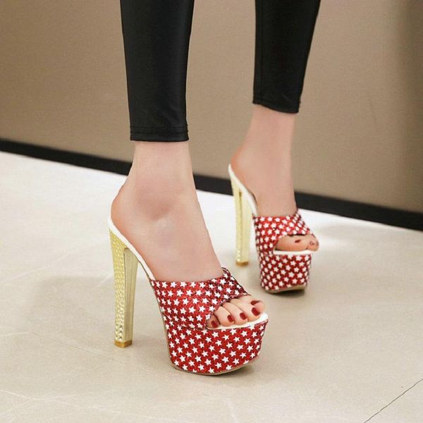 slippers sianie tianie extra big size 33-48 star print women ladies pumps slides outside spike high heels platform mules, Black
slippers sianie tianie extra big size 33-48 star print women ladies pumps slides outside spike high heels platform mules, Black