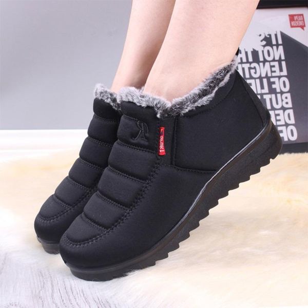 boots women snow winter shoes ladies casual fashion cotton flats warm plush non slip woman comfort ankle, Black
boots women snow winter shoes ladies casual fashion cotton flats warm plush non slip woman comfort ankle, Black