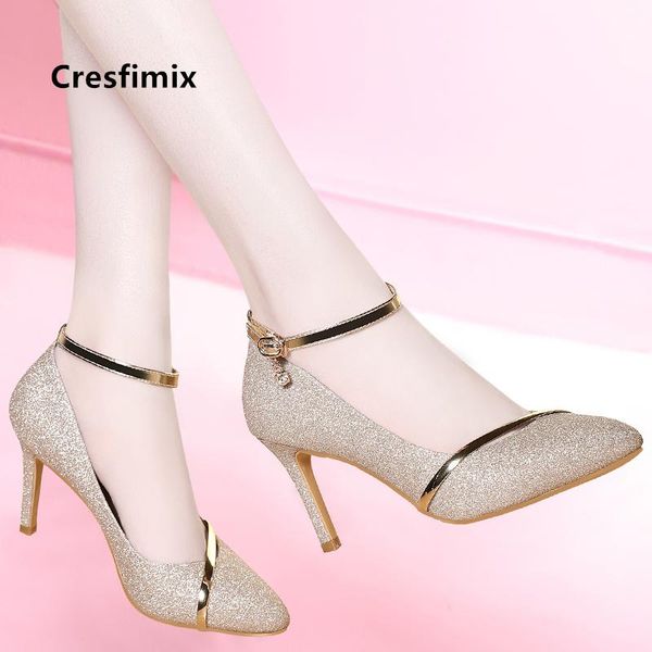 dress shoes cresfimix women wedding golden high heel stiletto ladies classic comfort spring female sweet heels a5575, Black
dress shoes cresfimix women wedding golden high heel stiletto ladies classic comfort spring female sweet heels a5575, Black