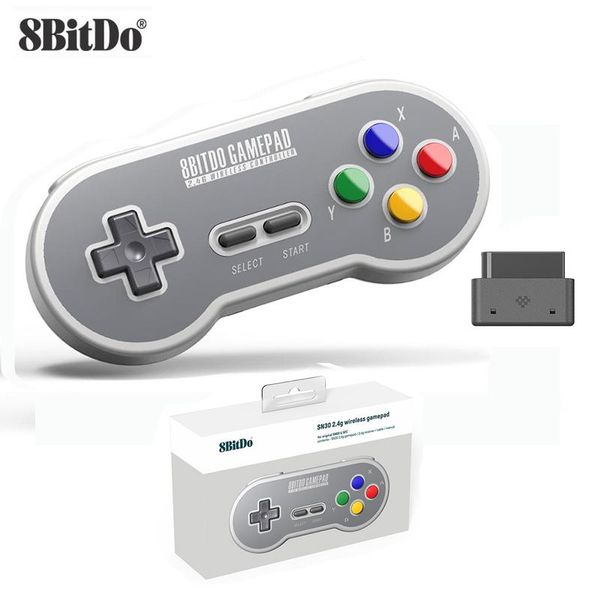 game controllers & joysticks 8bitdo nes snes wireless controller gamepad sn30 2.4g for original snes/s fc (sn edition) - super pad accessori
game controllers & joysticks 8bitdo nes snes wireless controller gamepad sn30 2.4g for original snes/s fc (sn edition) - super pad accessori