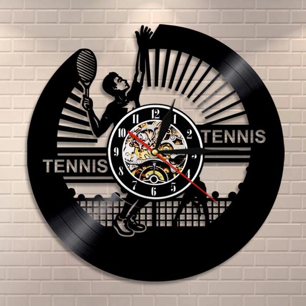 wall clocks tennis clock player silhouette record vintage sports theme racket home decor lover gift idea
wall clocks tennis clock player silhouette record vintage sports theme racket home decor lover gift idea