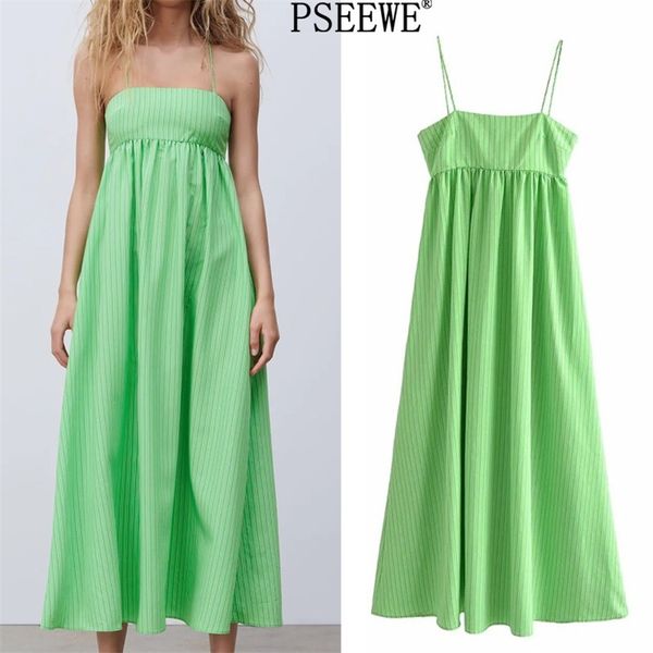 dress women green striped slip midi woman summer spaghetti strap backless strappy beach long es 210519, Black;gray
dress women green striped slip midi woman summer spaghetti strap backless strappy beach long es 210519, Black;gray