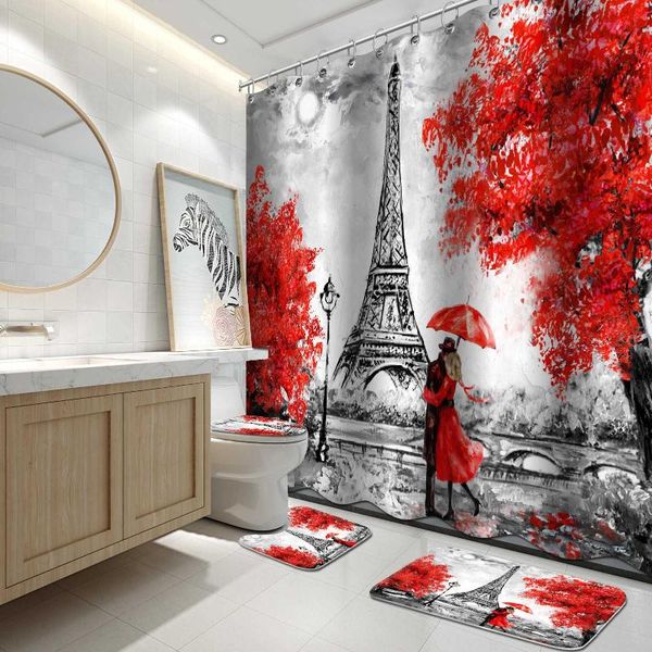 shower curtains 4pcs paris curtain set panel oil painting european city landscape france eiffel tower couple polyester fabric waterproof
shower curtains 4pcs paris curtain set panel oil painting european city landscape france eiffel tower couple polyester fabric waterproof
