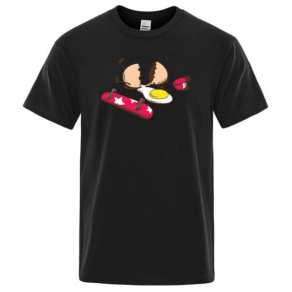 men's t-shirts streetwear broken egg skateboard printed tshirts men cool casual vintage crewneck clothing vogue breathable t-shirt, White;black
men's t-shirts streetwear broken egg skateboard printed tshirts men cool casual vintage crewneck clothing vogue breathable t-shirt, White;black