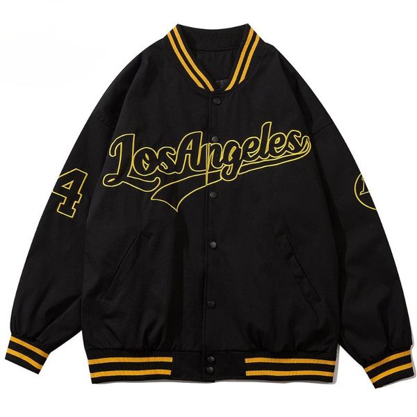 men's jackets baseball jacket men letter embroidery single breasted oversize fashion college style bomber coats streetwear spring, Black;brown
men's jackets baseball jacket men letter embroidery single breasted oversize fashion college style bomber coats streetwear spring, Black;brown