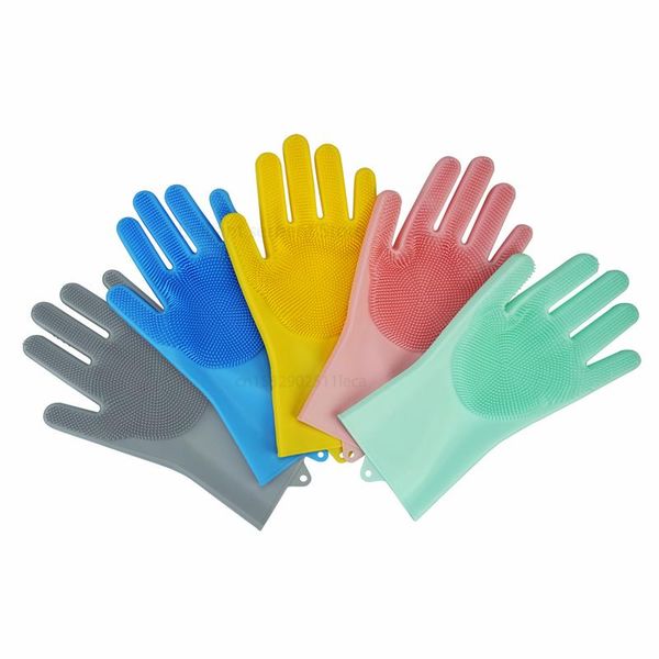 disposable gloves 1pair dishwashing multi-functional silicone glove kitchen dish washing oven anti-scald clean tool dropship
disposable gloves 1pair dishwashing multi-functional silicone glove kitchen dish washing oven anti-scald clean tool dropship