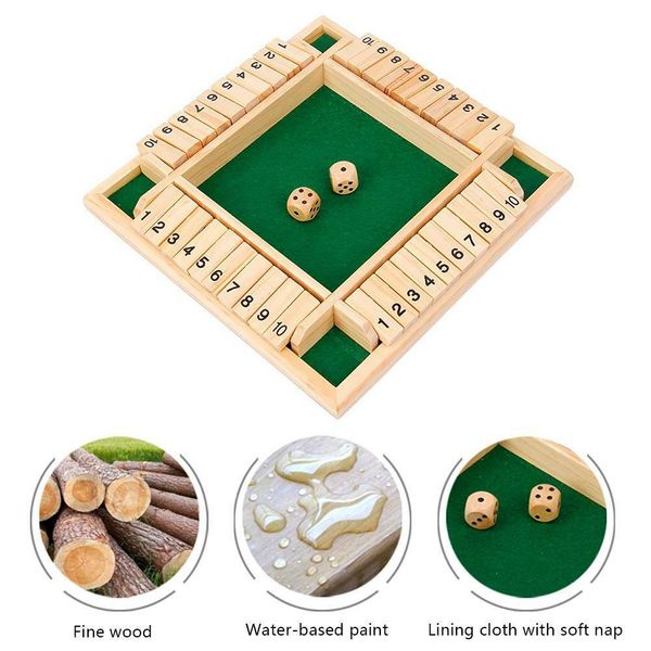 kids game 2-4 people mahjong digital game home game party 4 x players shut the box family wooden classic board
kids game 2-4 people mahjong digital game home game party 4 x players shut the box family wooden classic board