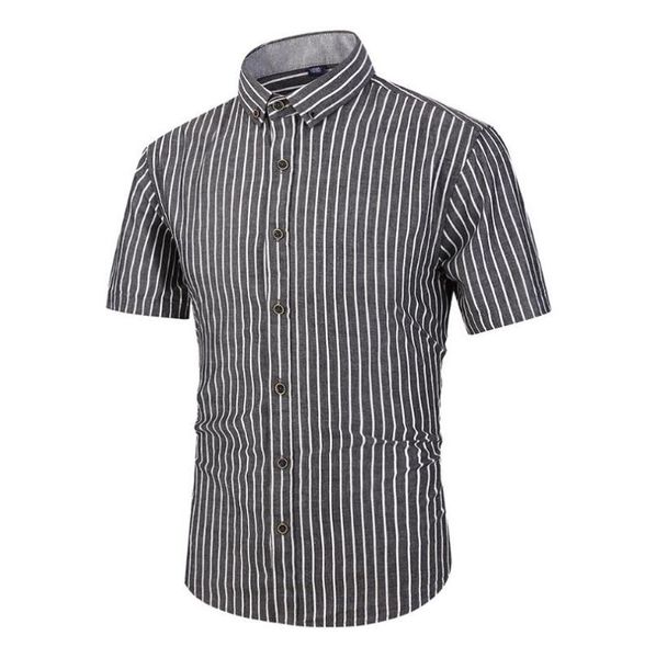 men's casual shirts 2021 summer men shirt short sleeve slim fit cotton for clothing, White;black
men's casual shirts 2021 summer men shirt short sleeve slim fit cotton for clothing, White;black