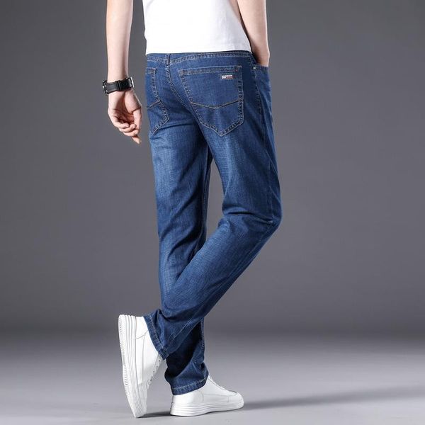 men's jeans men business classic spring male regular straight stretch brand denim pants summer overalls slim fit trousers, Blue
men's jeans men business classic spring male regular straight stretch brand denim pants summer overalls slim fit trousers, Blue