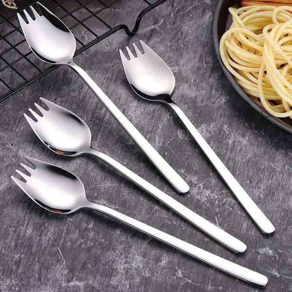 forks 1pc stainless steel spoon fork long handle salad reusable spork gold dessert spoons outdoor picnic dinnerware
forks 1pc stainless steel spoon fork long handle salad reusable spork gold dessert spoons outdoor picnic dinnerware
