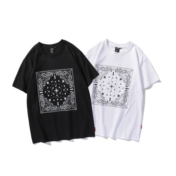 spring t shirt summer fashion harajuku cashew flower printed round neck loose couple short sleeve t-shirt for men, White;black
spring t shirt summer fashion harajuku cashew flower printed round neck loose couple short sleeve t-shirt for men, White;black