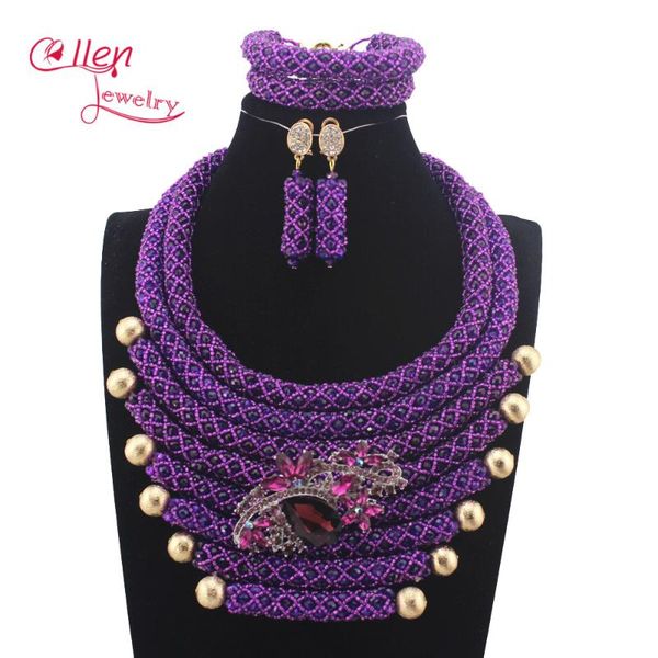 earrings & necklace handmade luxury african beads jewelry sets beaded nigerian wedding bridal dubai n0059, Silver
earrings & necklace handmade luxury african beads jewelry sets beaded nigerian wedding bridal dubai n0059, Silver