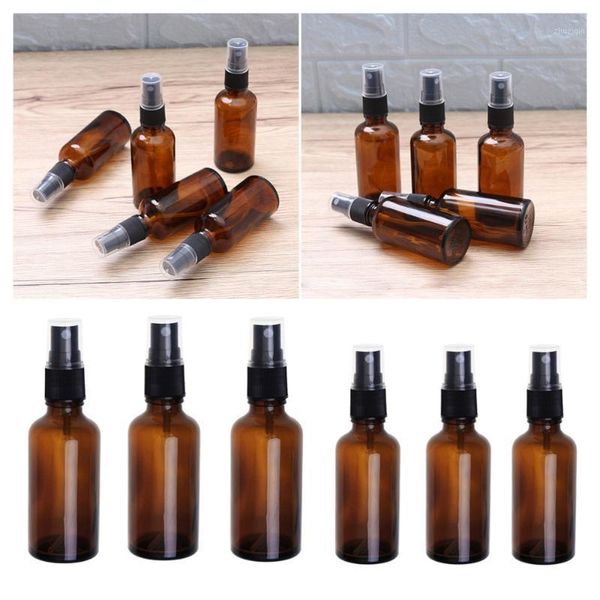 storage bottles & jars 6pcs portable travel bottle lotion spray empty glass press (brown, 3pcs 30ml, 50ml)
storage bottles & jars 6pcs portable travel bottle lotion spray empty glass press (brown, 3pcs 30ml, 50ml)