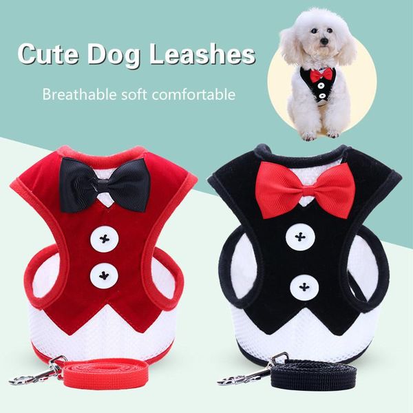 dog collars & leashes cute elegant pet harness with bowknot soft breathable vest collar chest belt rope for small kitten puppy supplies
dog collars & leashes cute elegant pet harness with bowknot soft breathable vest collar chest belt rope for small kitten puppy supplies