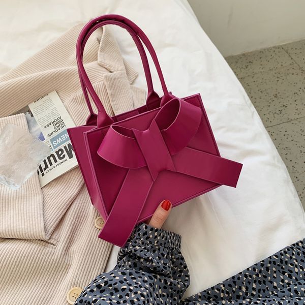 2021 Summer Spring Women's Fresh and Sweet Big Bow Handbag Pu Leather Fashion Trend Small Square Bag
2021 Summer Spring Women's Fresh and Sweet Big Bow Handbag Pu Leather Fashion Trend Small Square Bag