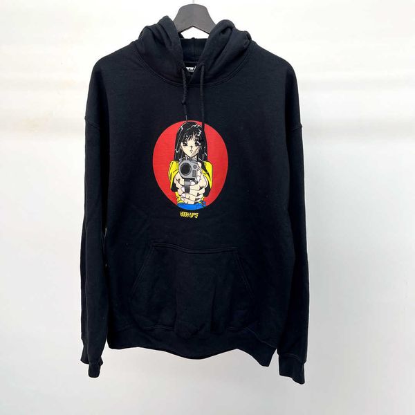 men's hoodies fla hookups gun hoodie pullover two-dimensional virgil high street cartoon, Black
men's hoodies fla hookups gun hoodie pullover two-dimensional virgil high street cartoon, Black