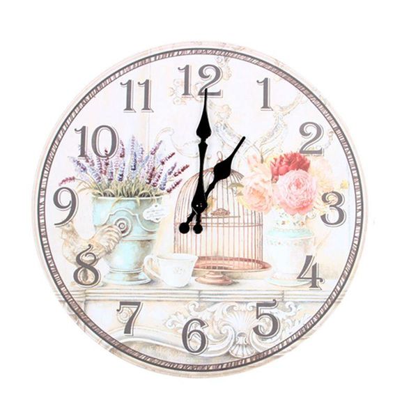 wall clocks floral vintage shabby chic style 34cm clock home bedroom kitchen quartz (pattern:flower+birds)
wall clocks floral vintage shabby chic style 34cm clock home bedroom kitchen quartz (pattern:flower+birds)