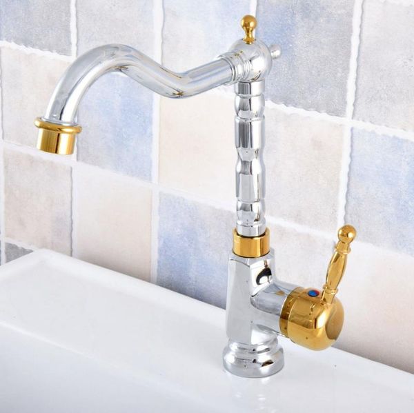 polished chrome & gold color brass swivel single handle kitchen wet bar bathroom vessel sink faucet mixer tap one hole asf804 faucets
polished chrome & gold color brass swivel single handle kitchen wet bar bathroom vessel sink faucet mixer tap one hole asf804 faucets
