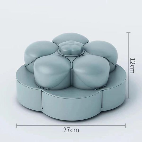 rotating petal-shape candy box snack nut storage case flower fruit plate two-deck dried organizer bottles & jars
rotating petal-shape candy box snack nut storage case flower fruit plate two-deck dried organizer bottles & jars