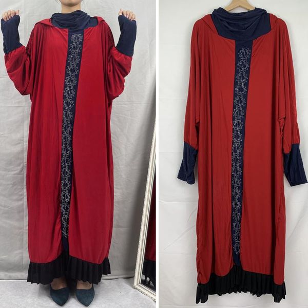 ethnic clothing twin color 1 pieces sudi robe hijab dubai islmic floral abaya dress for musulman femme moroccan caftan muslim clothes ef117, Red
ethnic clothing twin color 1 pieces sudi robe hijab dubai islmic floral abaya dress for musulman femme moroccan caftan muslim clothes ef117, Red