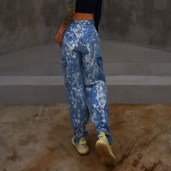 women's jeans hit color tie dye wide leg pants for women high waist hollow out lace up streetwear female summer 200930 z18v, Blue
women's jeans hit color tie dye wide leg pants for women high waist hollow out lace up streetwear female summer 200930 z18v, Blue