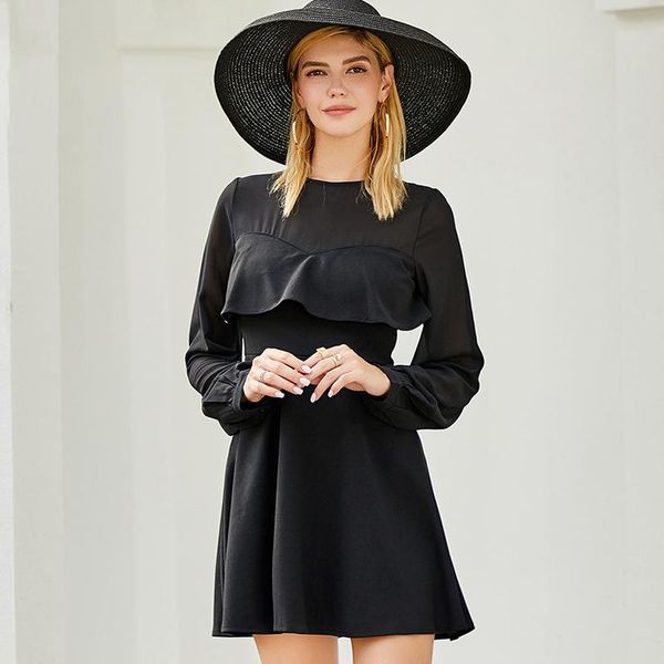 casual dresses churses casaul o-neck long sleeve a-line mini dress autumn solid color loose home wear office lady for women 2021, Black;gray
casual dresses churses casaul o-neck long sleeve a-line mini dress autumn solid color loose home wear office lady for women 2021, Black;gray