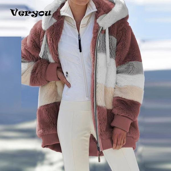 women's jackets 5xl plus size winter coat oversized fashion casual stitching plaid clothes hooded zipper ladies lamb hair korean, Black;brown
women's jackets 5xl plus size winter coat oversized fashion casual stitching plaid clothes hooded zipper ladies lamb hair korean, Black;brown