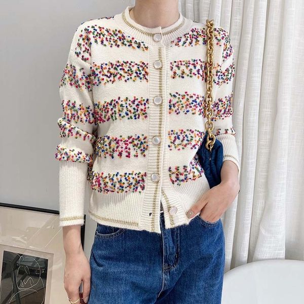 women's suits & blazers autumn cardigans coat single-breasted colorful dots kint sweater fashion cardigan chic femme streetwear si, White;black
women's suits & blazers autumn cardigans coat single-breasted colorful dots kint sweater fashion cardigan chic femme streetwear si, White;black