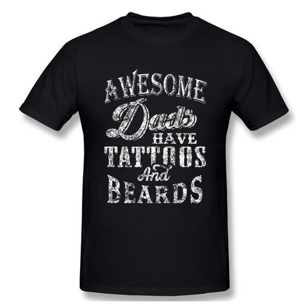 men's t-shirts dad tattoo beard fathers day apparel tshirt man t shirt woman, White;black
men's t-shirts dad tattoo beard fathers day apparel tshirt man t shirt woman, White;black