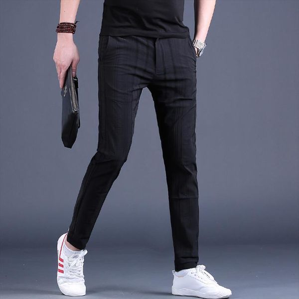 summer fashion striped casual korean women pants streetwear black thin trousers
summer fashion striped casual korean women pants streetwear black thin trousers