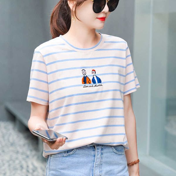 women's polos polos striped t-shirt women casual o-neck short sleeve cartoon print colorful soft basic loose all-match streetwear summe, White
women's polos polos striped t-shirt women casual o-neck short sleeve cartoon print colorful soft basic loose all-match streetwear summe, White