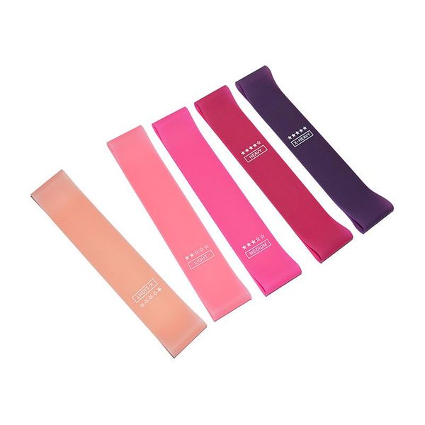 resistance bands 5pcs elastic for fitness gum exercise gym strength pilates sport workout equipment