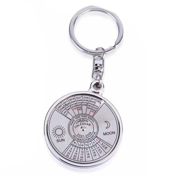 keychains 1pcs 50 year calendar key chain mini metal ring compass keyring keyfob hiking camping outdoor sports survival tools, Silver
keychains 1pcs 50 year calendar key chain mini metal ring compass keyring keyfob hiking camping outdoor sports survival tools, Silver