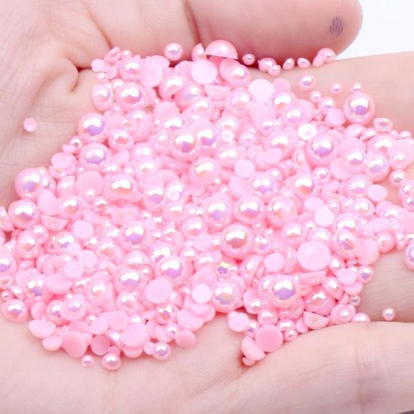 light pink ab half round pearls 2-12mm and mixed sizes imitation flatback glue on resin beads diy craft embellishment1, Silver;gold
light pink ab half round pearls 2-12mm and mixed sizes imitation flatback glue on resin beads diy craft embellishment1, Silver;gold