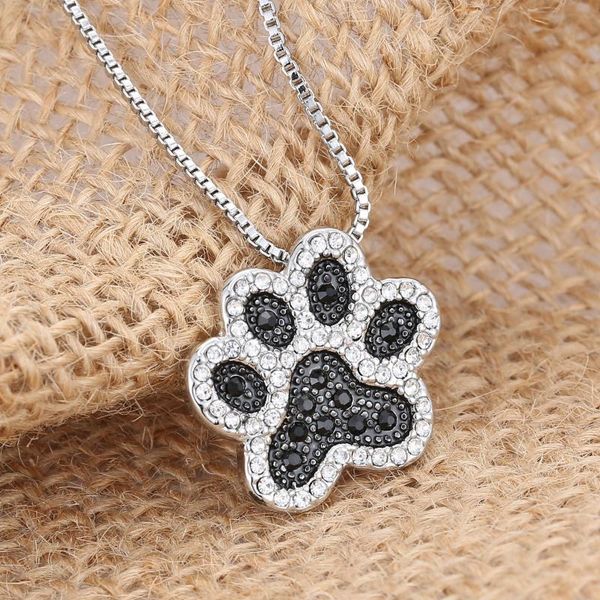 pendant necklaces fashion crystal animal cat dog footprint necklace for women cute girls party jewelry frienship gifts, Silver
pendant necklaces fashion crystal animal cat dog footprint necklace for women cute girls party jewelry frienship gifts, Silver