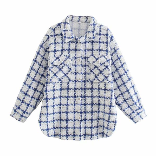 women's jackets autumn blue and white plaid coat, single breasted medium long jacket, Black;brown
women's jackets autumn blue and white plaid coat, single breasted medium long jacket, Black;brown
