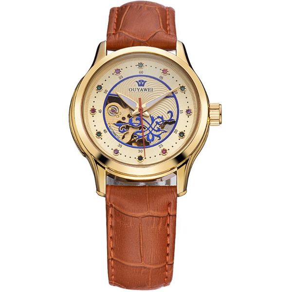 wristwatches ouyawei luxury woman watch mechanical automatic movement wristwatch brown leather band female relogio +box, Slivery;brown
wristwatches ouyawei luxury woman watch mechanical automatic movement wristwatch brown leather band female relogio +box, Slivery;brown