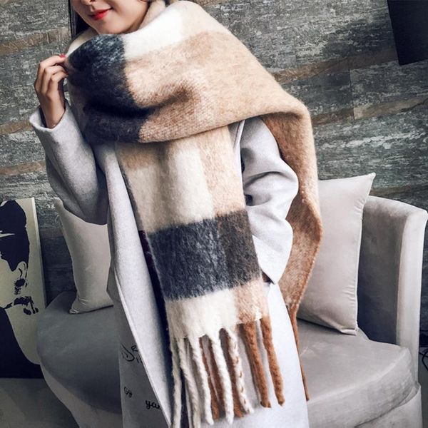 scarves cashmere women plaid scarf winter warm shawl wrap pashmina long tassel female foulard thick blanket pareo, Blue;gray
scarves cashmere women plaid scarf winter warm shawl wrap pashmina long tassel female foulard thick blanket pareo, Blue;gray