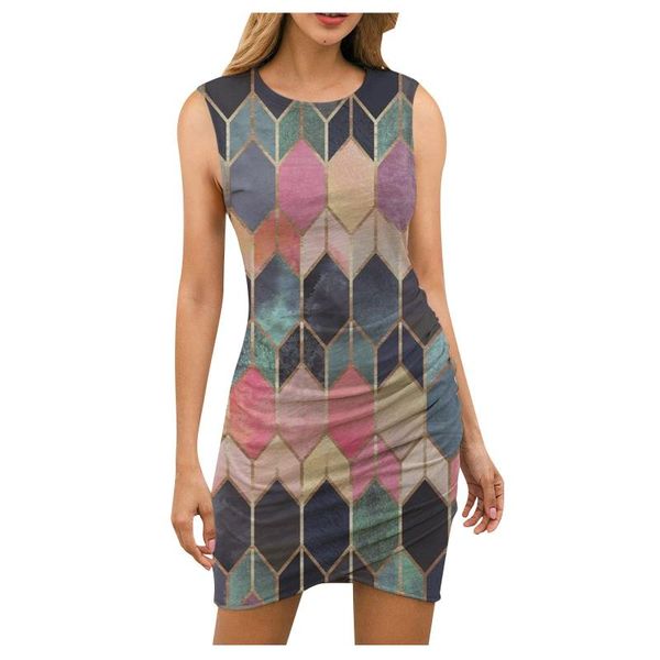 casual dresses 2021 elegant women fashion print sleeveless slim o-neck tank dress ladies summer party mini vestidos, Black;gray
casual dresses 2021 elegant women fashion print sleeveless slim o-neck tank dress ladies summer party mini vestidos, Black;gray