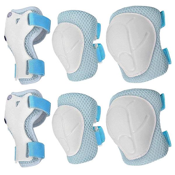 6pcs/set kids protective gear knee pads elbow wrist guard set for full rollerblading skateboard qw, Black;gray
6pcs/set kids protective gear knee pads elbow wrist guard set for full rollerblading skateboard qw, Black;gray