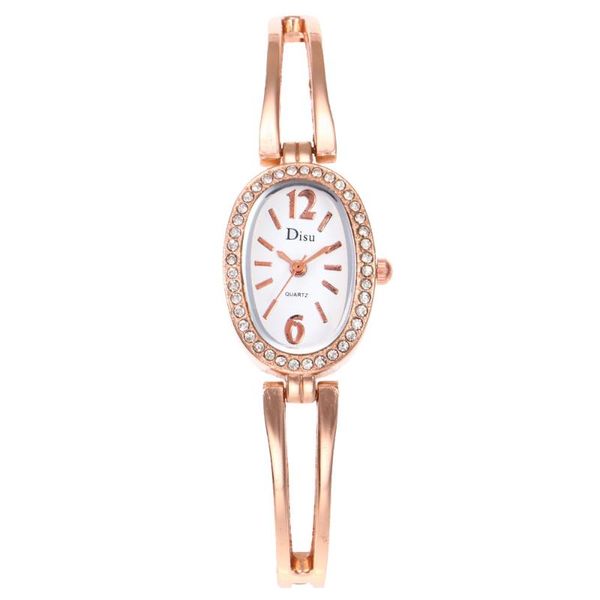 wristwatches rhinestone rose gold women watches aristocratic temperament simple quartz small dial oval female wristwatch, Slivery;brown
wristwatches rhinestone rose gold women watches aristocratic temperament simple quartz small dial oval female wristwatch, Slivery;brown